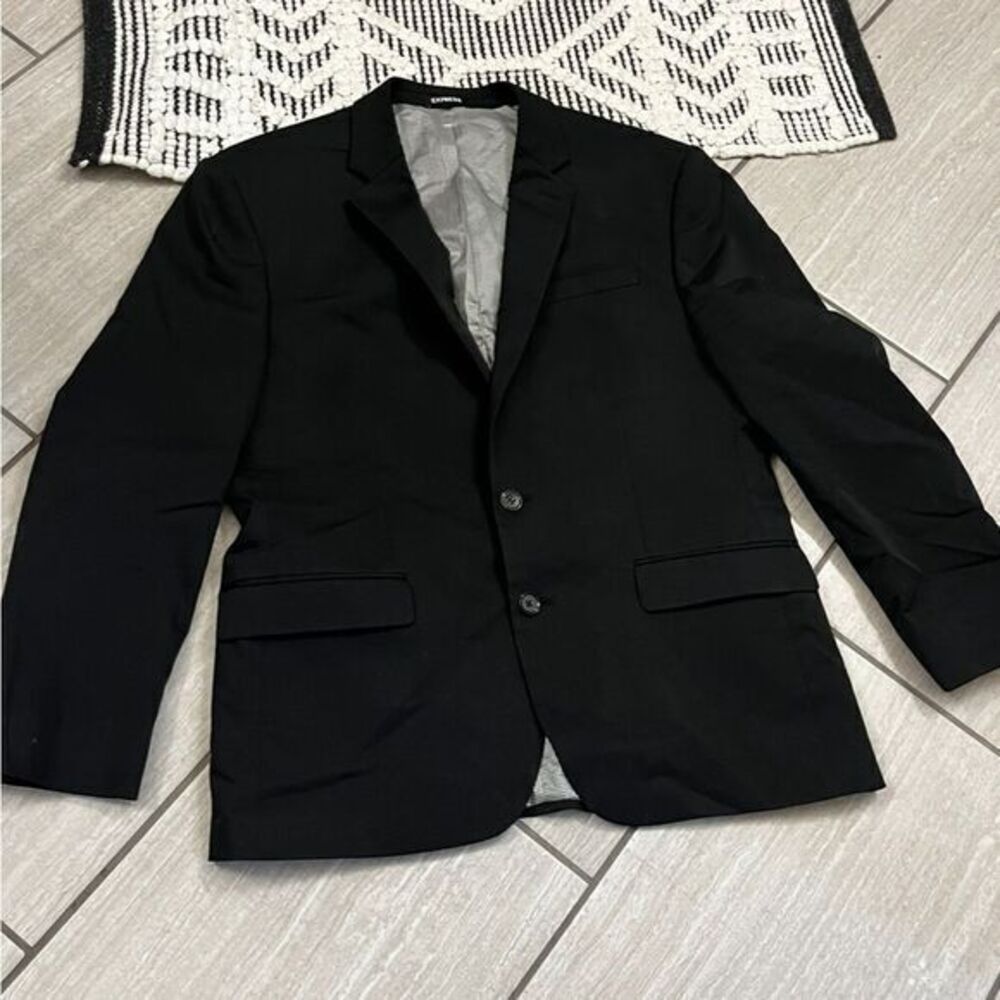 Men’s Express Classic Blazer Black Formal Business Wedding